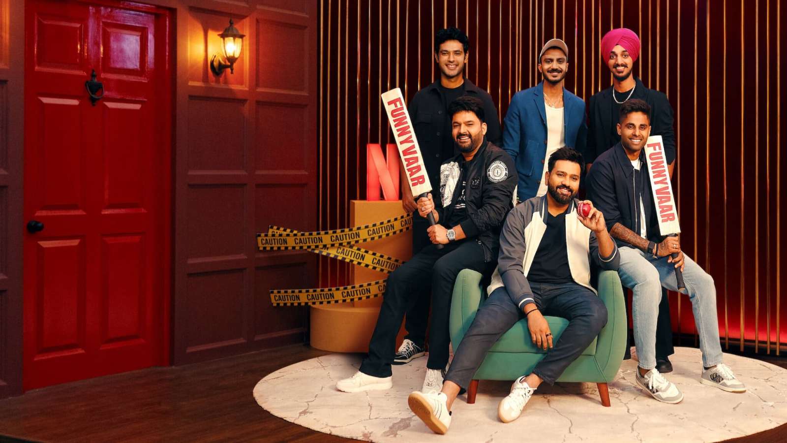 The Great Indian Kapil Show : World Cup Champions - Rohit Sharma, Suryakumar Yadav, Axar Patel, Arshdeep Singh and Shivam DubeWorld Cup Champions - Ro