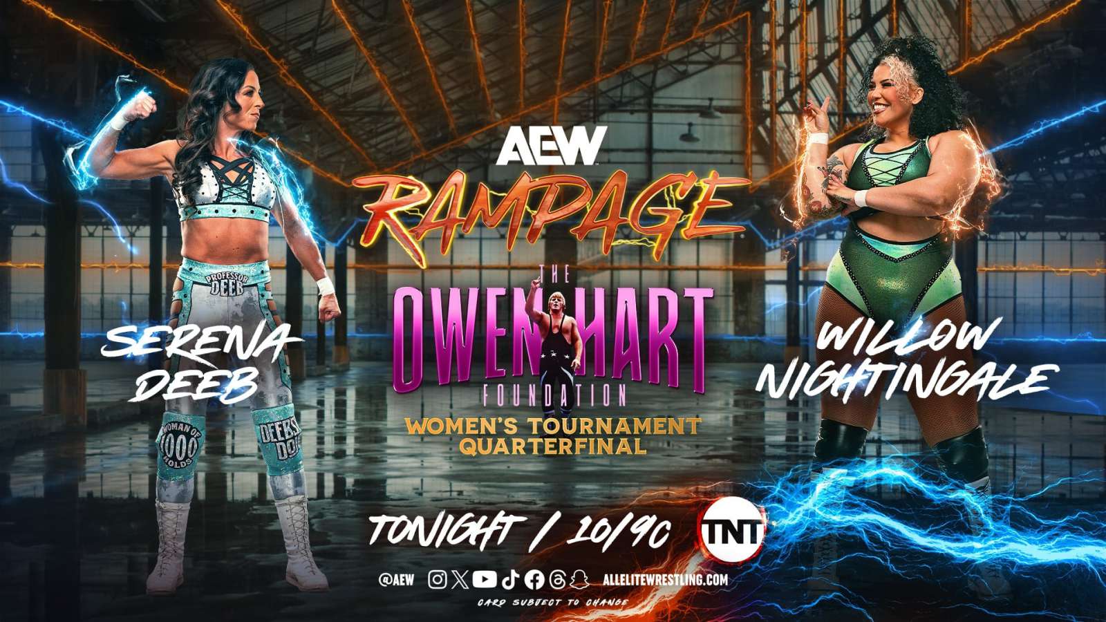 All Elite Wrestling: Rampage : Owen Hart Tournament Continues