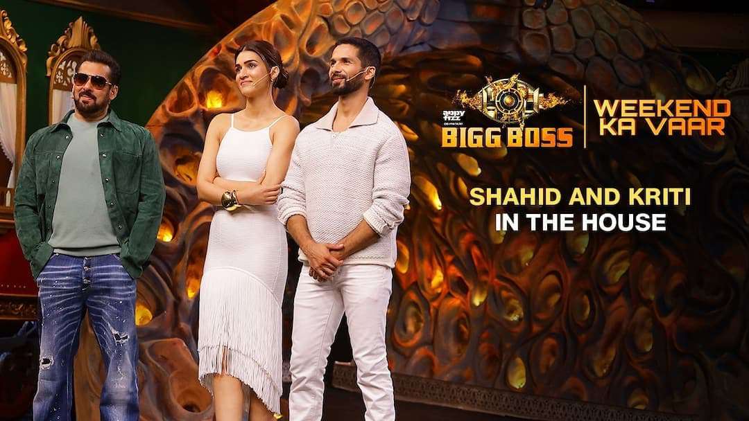 Bigg Boss : Shahid And Kriti In The House