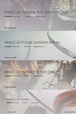 Prince Of Persia 4 In 1 Pack