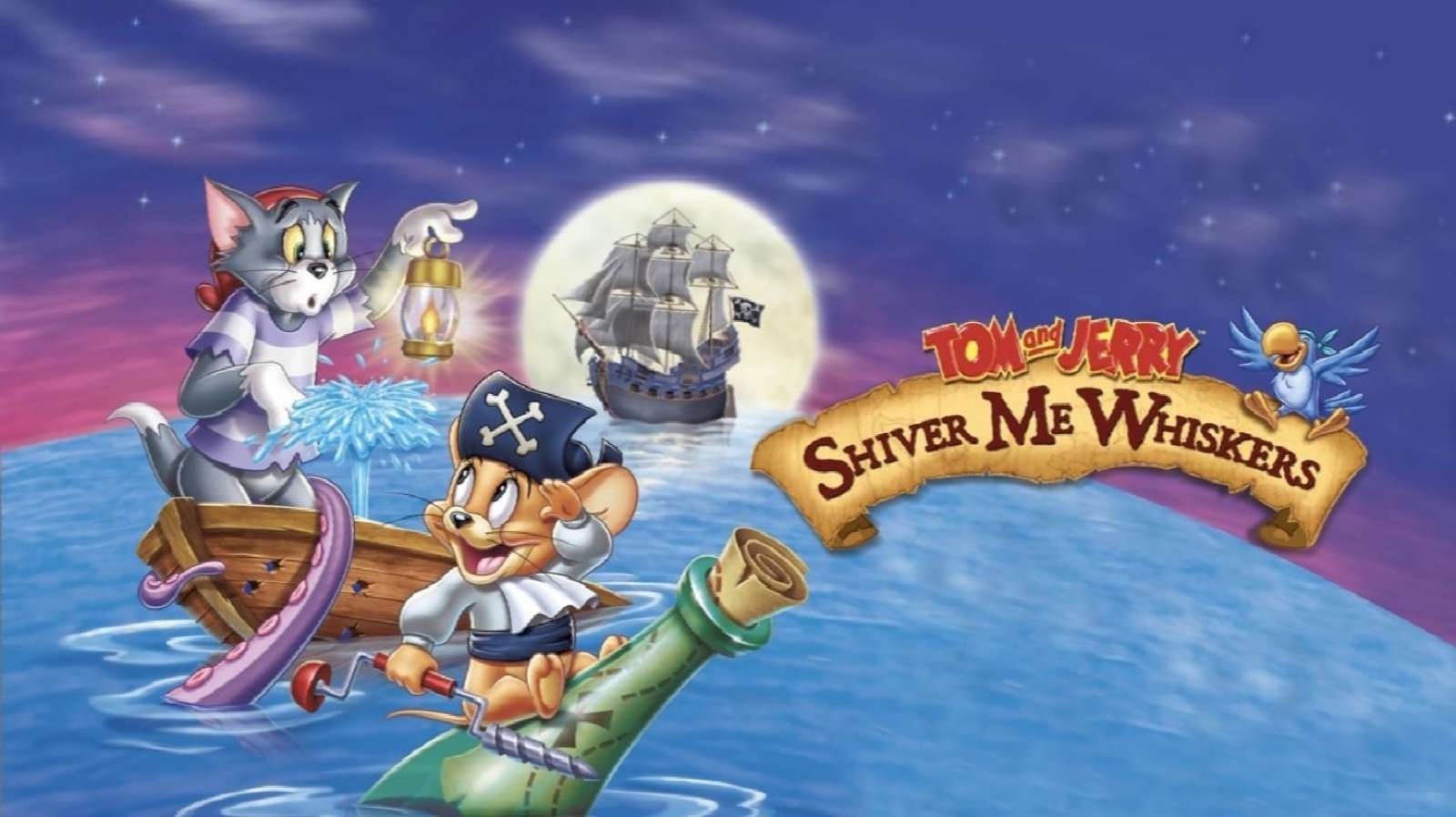 Tom and Jerry in Shiver Me Whiskers  (Dual Audio)